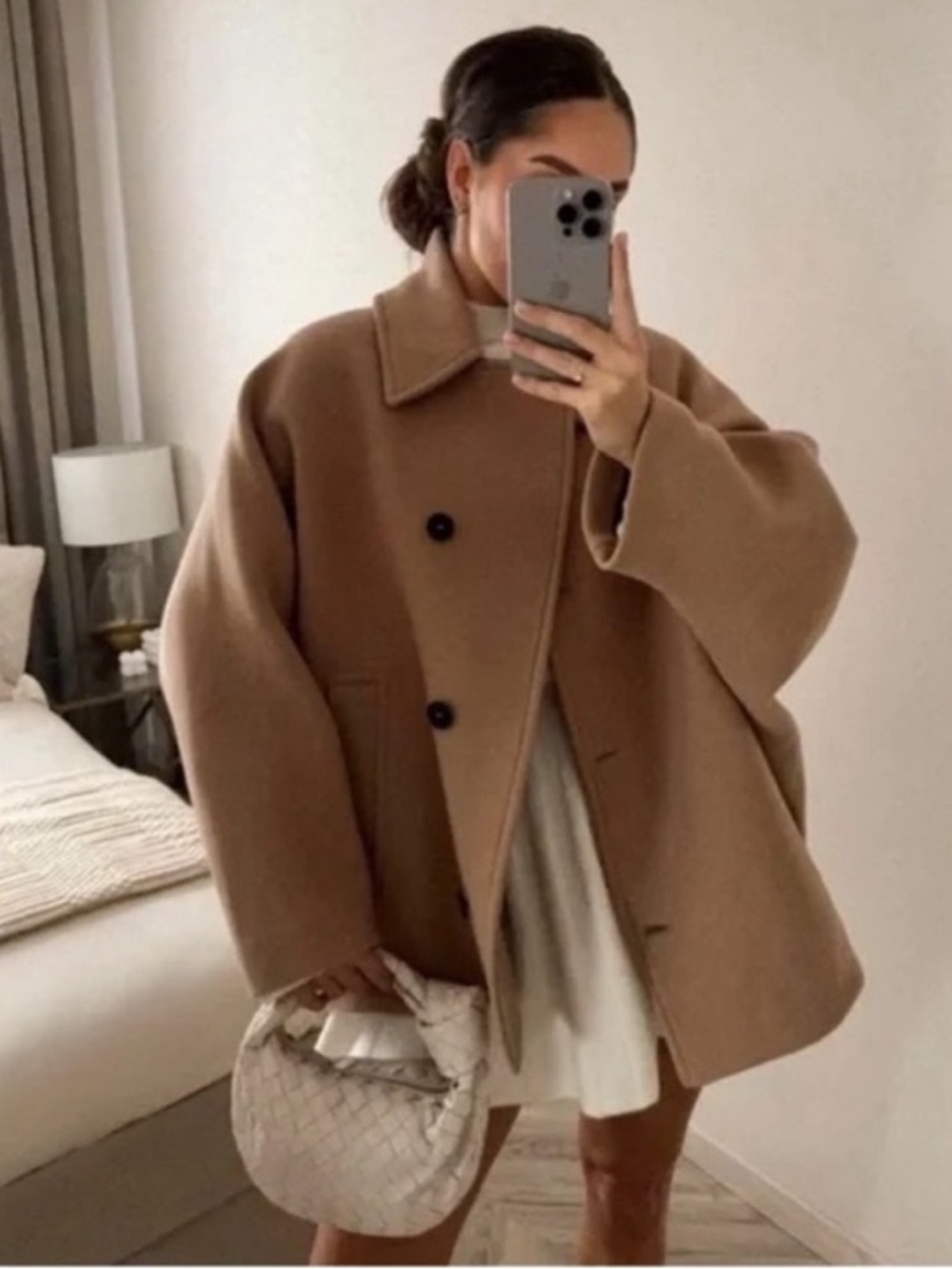 Zara Camel Coat Jacket - Picture 7 of 15